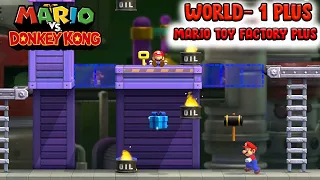 Mario vs Donkey Kong World 1+ Mario Toy Company PLUS Full Walkthrough Gameplay