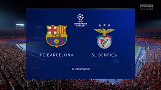 FIFA 22 | FC Barcelona vs SL Benfica - EL Libertador | Gameplay