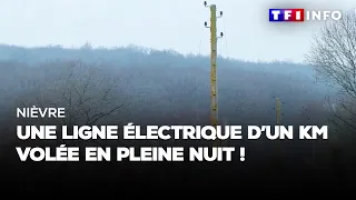 Nièvre : une ligne électrique d'un km volée en pleine nuit