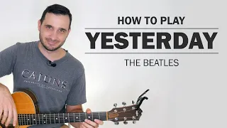 Yesterday (The Beatles) | How to Play on Guitar for Beginners