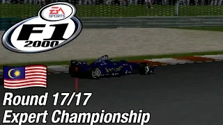 F1 2000 (PSX) - Malaysian Grand Prix [Expert Championship Rd 17/17]