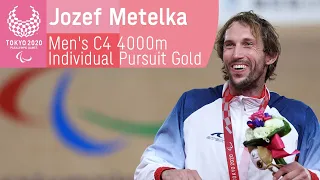 Jozef Metelka Wins Gold |Men's C4 4000m Individual Pursuit|Cycling Track|Tokyo 2020 Paralympic Games