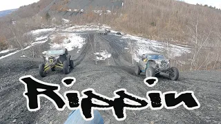 SXS & UTV Icy Trail Riding and Hill Climbs - Locust Gap & Graffiti Highway FRO