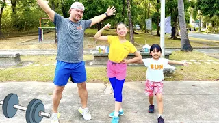 LAST PERSON TO STOP WORKING OUT WINS P20K | KAYCEE & RACHEL in WONDERLAND FAMILY