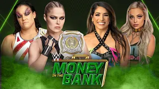 WWE MITB: Ronda Rousey & Shayna Baszler Vs Liv Morgan & Raquel Rodriguez #WWEMITB #WWE