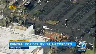 End of procession for Riverside County deputy killed