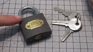 256 VINTAGE PADLOCKS PICKING SERIES - IRON ELLIX - sub eng