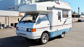 SOLD - 1995 Mitsubishi Delica 4WD Turbo Diesel Camper (USA Import) Japan Auction Purchase Review