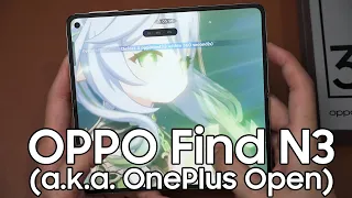 Gaming test - OPPO Find N3 (a.k.a. OnePlus Open) with Snapdragon 8 Gen 2