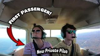 Flying with my mom for the first time as a Private Pilot