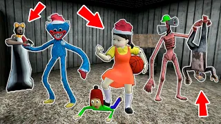 Granny, Baldi, Grandpa vs Siren Head, Squid Game, Puppy Playtime - funny horror animation (p.25)