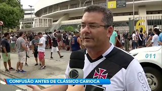 Confusão marca clássico entre Vasco e Fluminense