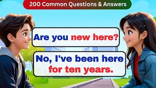 Improve English Speaking Skills🔥100 Common Questions And Answers In English |Speak Fluently English