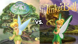 Tinker Bell Books vs. Movies