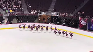 2024 National US Synchronized Skating Finals- Trine University Collegiate - 4th Place (105.61 pts)