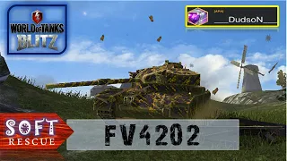 FV4202: 6100 Damage , 5 Frags - WOT BLITZ -