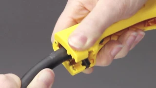 Jokari Flat and Round Cable Stripper Tool Demo