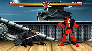 BLADE vs DEADPOOL - Highest Level Awesome Fight!