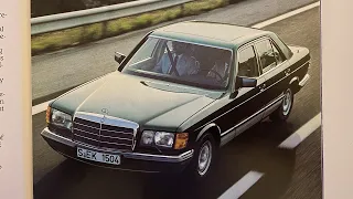 A Look at a Mercedes-Benz S-Class (W126) Brochure