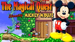 Magical Quest Starring Mickey Mouse (SNES) Playthrough/Longplay (No Damage) [QHD]