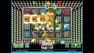 Danger High Voltage Slot - £3 Stake - Big Wins - Big Time Gaming