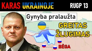 Rugp 13: Pagaliau! Ukrainiečiai PER 1 DIENĄ PRASISKVERBIA PRO RUSŲ GYNYBĄ 3 KM | Karas Ukrainoje