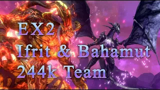 FF7EC - Ifrit & Bahamut EX2 (NO GLITCH)