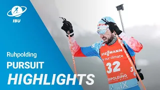 World Cup 21/22 Ruhpolding: Men Pursuit Highlights