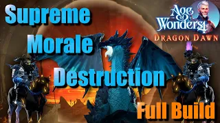 Supreme Morale Destruction Build | Age of Wonders 4 (AoW4) Watcher - Astral Dragon Dwarves