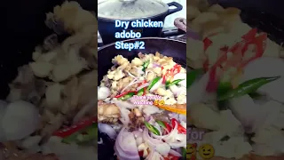 #dry chicken adobo 😋🥰 #pleasesubscribe my channel 🙏🥰😉pilipino food style #food #cooking tips