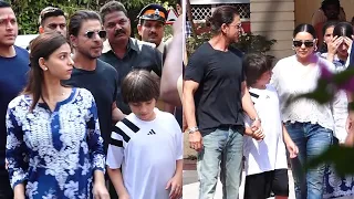 Shahrukh Khan With Suhana Khan, Gauri, Abram and Aryan Casts Vote in Lok Sabha Elections 2024