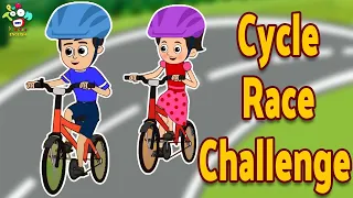 Cycle Race Challenge | New Cycle | English Moral Stories | English Animated | English Cartoon