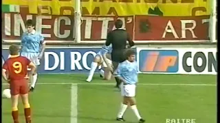 Roma - Lazio / Serie A 1989-1990 (Ruben Sosa, Voller, Giannini, Di Canio, Berthold)