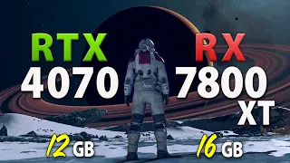 RX 7800 XT vs RTX 4070 - Test in 15 Games | 1440p