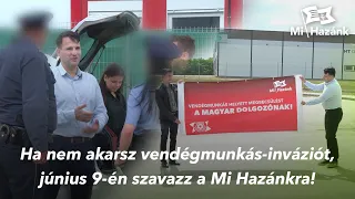 Kiálltunk a magyar dolgozók mellett, rendőrt hívtak ránk!