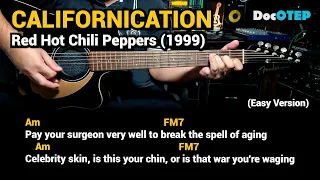 Californication - Red Hot Chili Peppers (Easy Guitar Chords Tutorial with Lyrics)