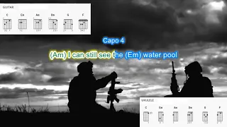 Yellow River by Christie (Capo 4) play along with scrolling guitar chords & lyrics (C shape chords)