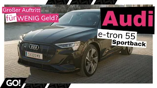 Garantierter Fahrspaß mit dem neuen Audi e-tron 55 Sportback