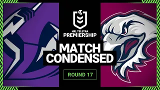 NRL 2023 | Melbourne Storm v Manly-Warringah Sea Eagles | Condensed Match, Round 17
