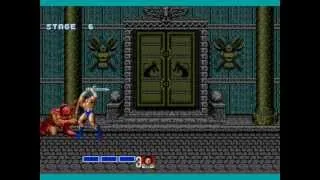 Golden Axe play through, no damage