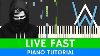 Alan Walker x A$AP Rocky | Live Fast (PUBGM) | PIANO | somanshu