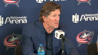 Blue Jackets address Mike Babcock’s resignation, introduce Pascal Vincent as new head coach
