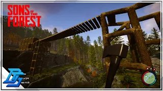 SONS OF THE FOREST GAMEPLAY | BUILDING A HUGE COOP BASE, BEST SPOT IN THE GAME? - Part 3