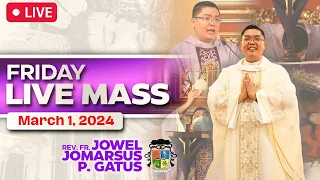 FILIPINO LIVE MASS TODAY ONLINE II MARCH 1, 2024 II FR. JOWEL JOMARSUS GATUS