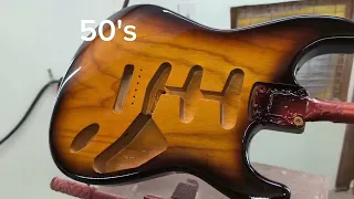 Anatomy of the Fender Stratocaster Sunburst