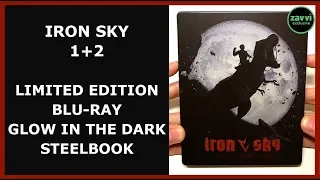 IRON SKY 1+2 - LIMITED GLOW IN THE DARK BLU-RAY STEELBOOK UNBOXING - ZAVVI EXCLUSIVE