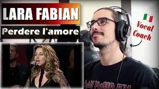 ITALIAN Vocal Coach Reacts to LARA FABIAN "Perdere l'amore" // REACTION & ANALYSIS (Ita)