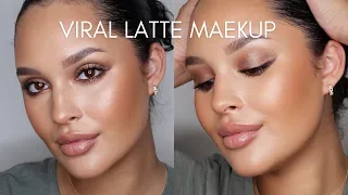 viral latte makeup