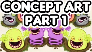 All Concept Art #1 (My Singing Monsters)