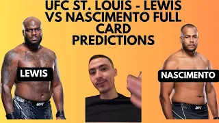 Full Card Predictions - UFC St. Louis: Lewis vs Nascimento - Betting Breakdowns